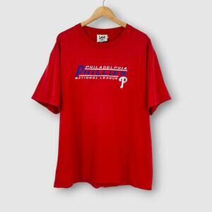 Vintage 90s Lee Sport Philadelphia Phillies MLB Single-Stitch Tee XL